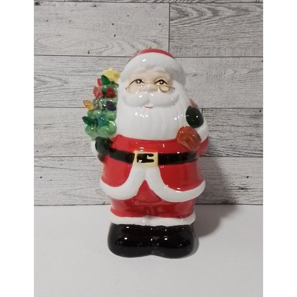Ceramic Light Up Santa - Picture 4 of 8